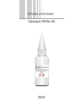 Simple and Basic Opaque White Ink 20ml (SBI001) (OUTLET)