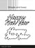 Happy New Year Cutting Dies (SBD324) (DISCONTINUED)