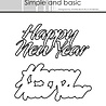 Simple and Basic Happy New Year Cutting Dies (SBD324) (DISCONTINUED)