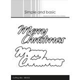 Simple and Basic Merry Christmas Cutting Dies (SBD323) (DISCONTINUED)