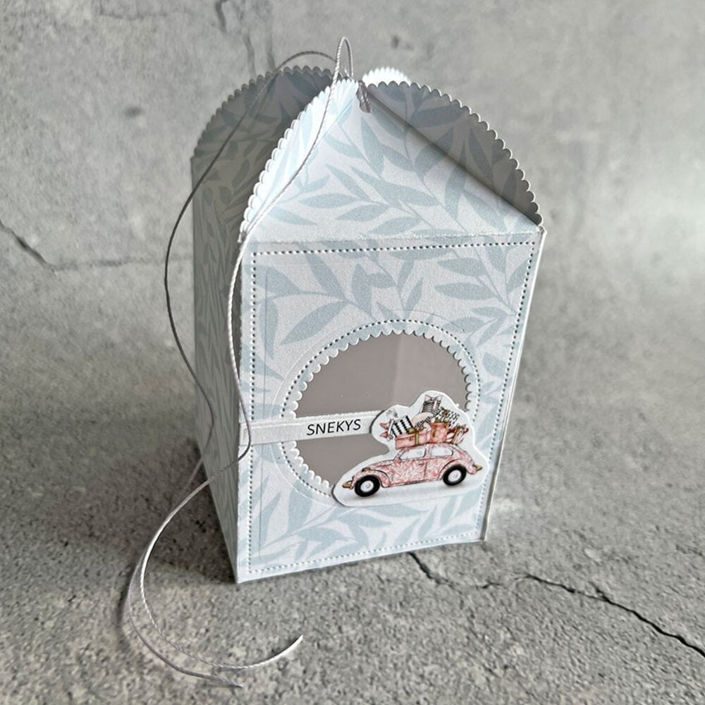 Simple and Basic Scalloped Giftbox High Cutting Dies (SBD321) (DISCONTINUED)