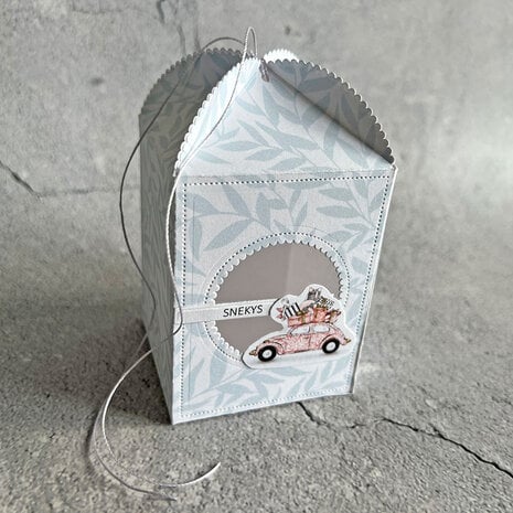 Simple and Basic Scalloped Giftbox High Cutting Dies (SBD321) (DISCONTINUED)