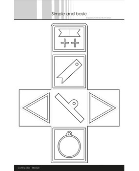 Simple and Basic Triangle Box w/ Add-Ons Cutting Dies (SBD320) (DISCONTINUED)
