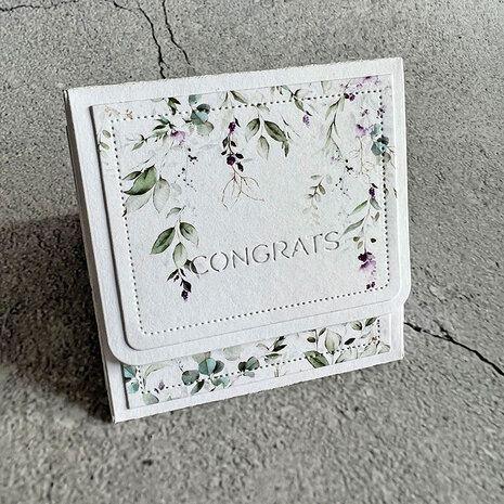 Simple and Basic Triangle Box w/ Add-Ons Cutting Dies (SBD320) (DISCONTINUED)