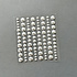 Adhesive Enamel Dots Metallic Silver Matte (96pcs) (SBA029)
