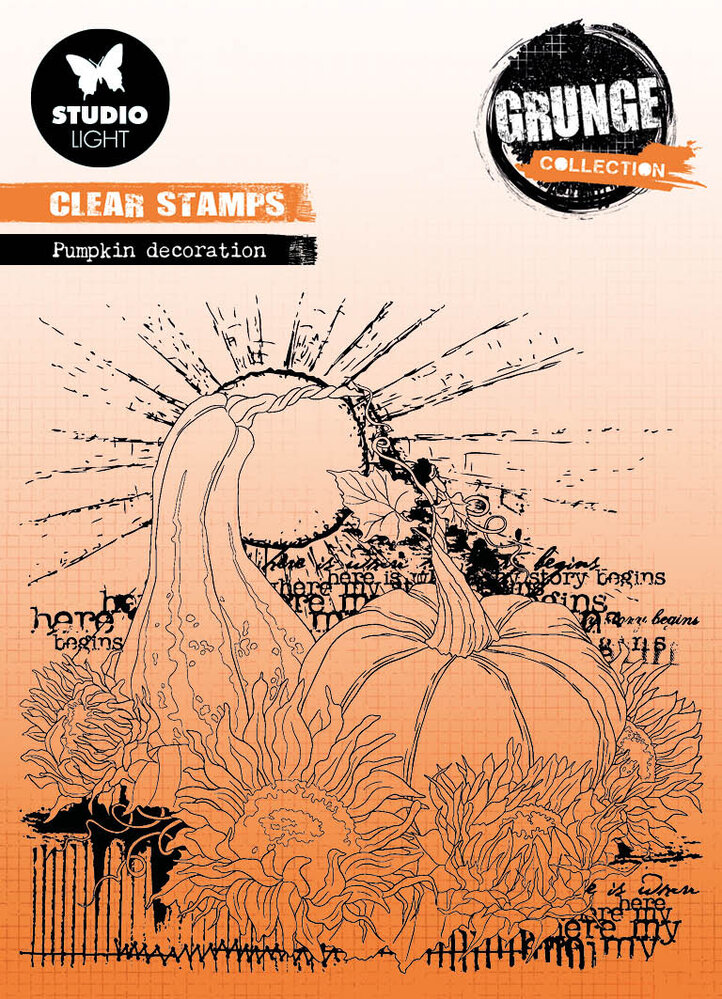Studio Light Pumpkin Decoration Grunge Stamps (SL-GR-STAMP454) (OUTLET) Studio Light Pumpkin Decoration Grunge Stamps (SL-GR-STAMP454) (OUTLET)
