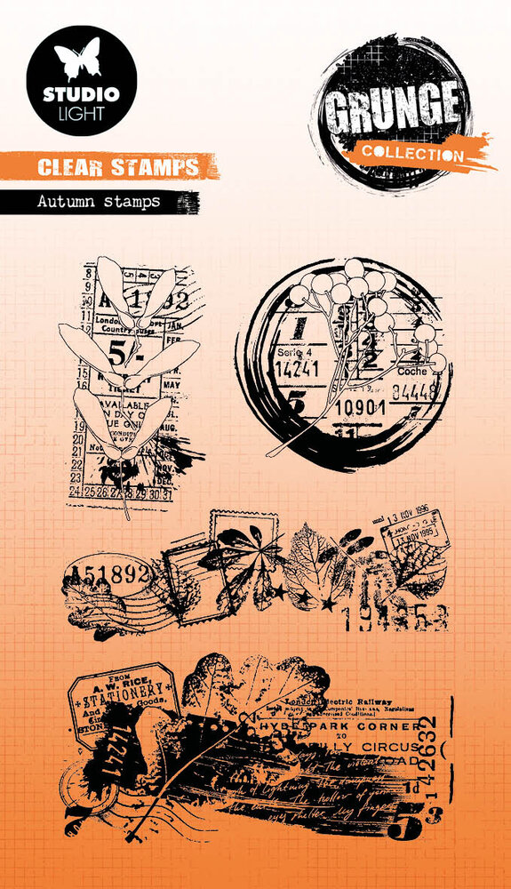 Studio Light Autumn Stamps Grunge Stamps (SL-GR-STAMP451) (OUTLET) Studio Light Autumn Stamps Grunge Stamps (SL-GR-STAMP451) (OUTLET)
