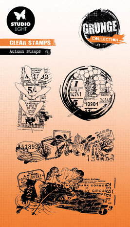 Studio Light Autumn Stamps Grunge Stamps (SL-GR-STAMP451) (OUTLET) Studio Light Autumn Stamps Grunge Stamps (SL-GR-STAMP451) (OUTLET)
