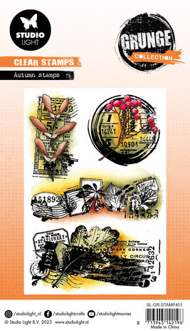 Studio Light Autumn Stamps Grunge Stamps (SL-GR-STAMP451) (OUTLET) Studio Light Autumn Stamps Grunge Stamps (SL-GR-STAMP451) (OUTLET)