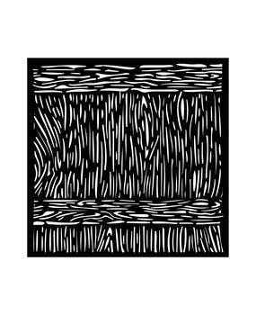 Stamperia Sunflower Art Thick Stencil 18x18cm Wood Texture (KSTDQ86) (DISCONTINUED)