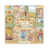 Stamperia Sunflower Art 12x12 Inch Paper Pack (SBBL135) (DISCONTINUED)