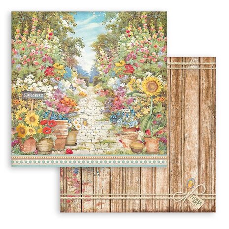Stamperia Sunflower Art 12x12 Inch Paper Pack (SBBL135) (DISCONTINUED)
