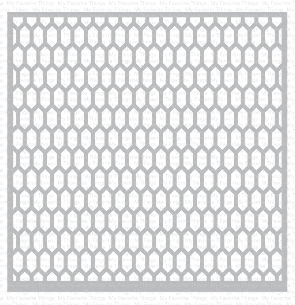 My Favorite Things Happy Hexagons Stencil (ST-183) (OUTLET) My Favorite Things Happy Hexagons Stencil (ST-183) (OUTLET)