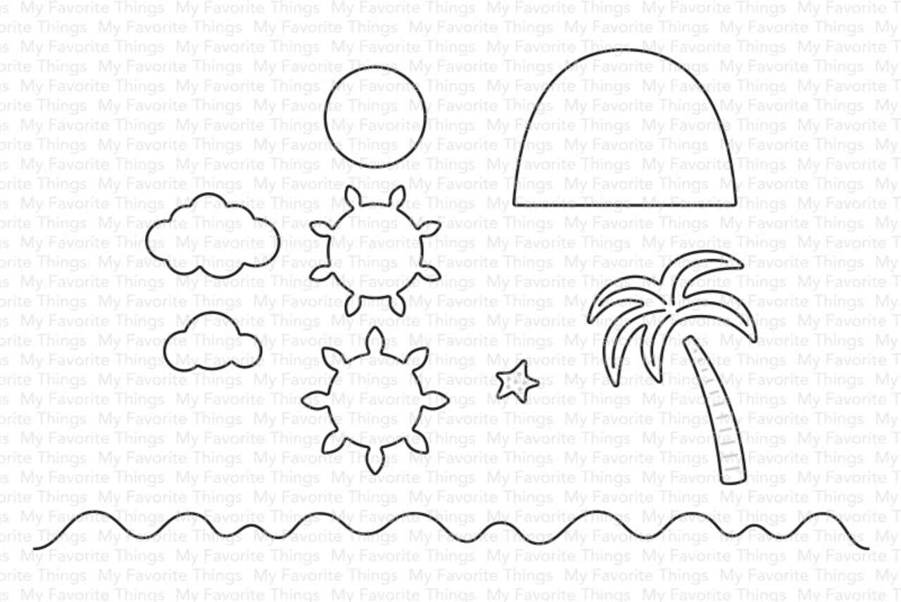 My Favorite Things Island Paradise Die-Namics (MFT-2559) (OUTLET) My Favorite Things Island Paradise Die-Namics (MFT-2559) (OUTLET)