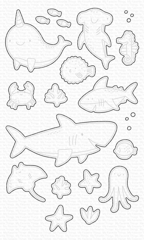 My Favorite Things Oceans of Fun Die-Namics (MFT-2554) (OUTLET)