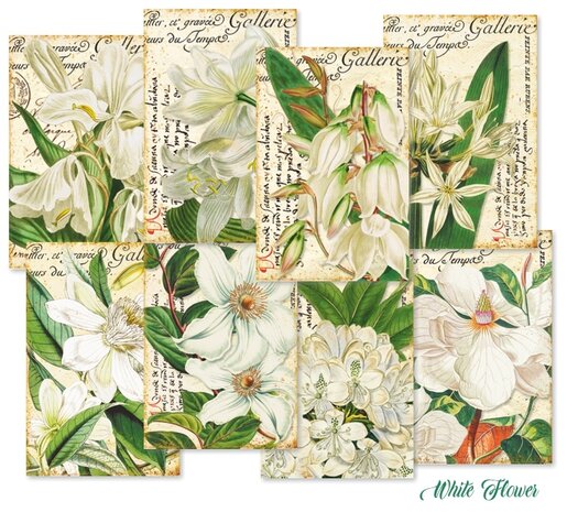 Decorer White Flower Mini Paper Pack (DECOR-M120) (OUTLET) Decorer White Flower Mini Paper Pack (DECOR-M120) (OUTLET)