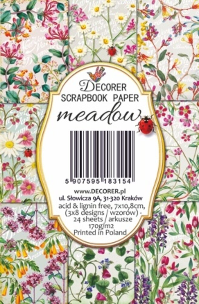 Decorer Meadow Mini Paper Pack (DECOR-M123) (OUTLET) Decorer Meadow Mini Paper Pack (DECOR-M123) (OUTLET)