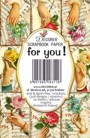 Decorer For You! Mini Paper Pack (DECOR-M122) (OUTLET) Decorer For You! Mini Paper Pack (DECOR-M122) (OUTLET)