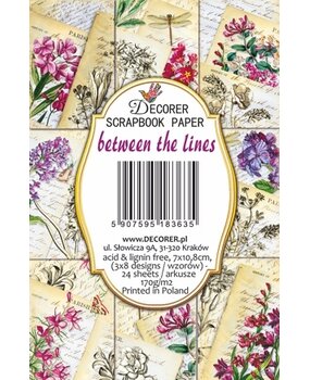 Decorer Between the Lines Mini Paper Pack (DECOR-M131) (OUTLET)