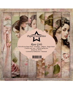 Paper Favourites Rose Girls 12x12 Inch Paper Pack (PF451) (DISCONTINUED)