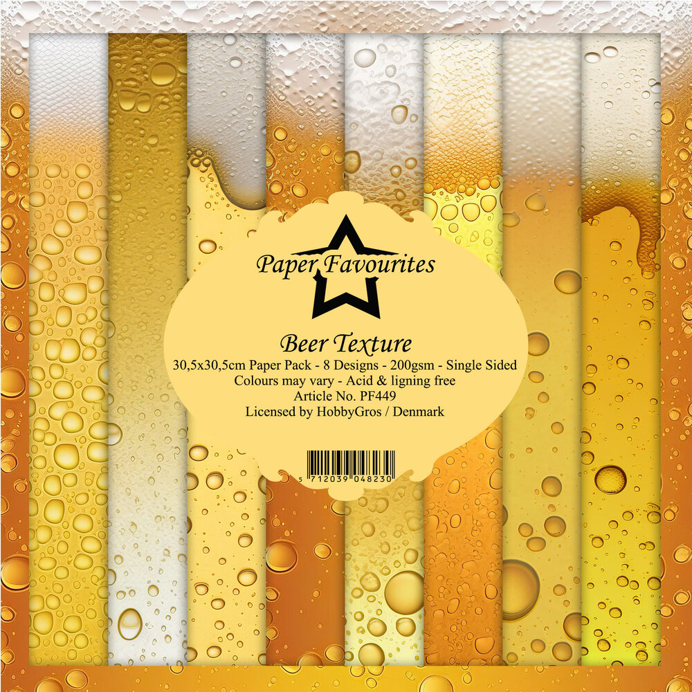 Paper Favourites Beer Texture 12x12 Inch Paper Pack (PF449) (DISCONTINUED)