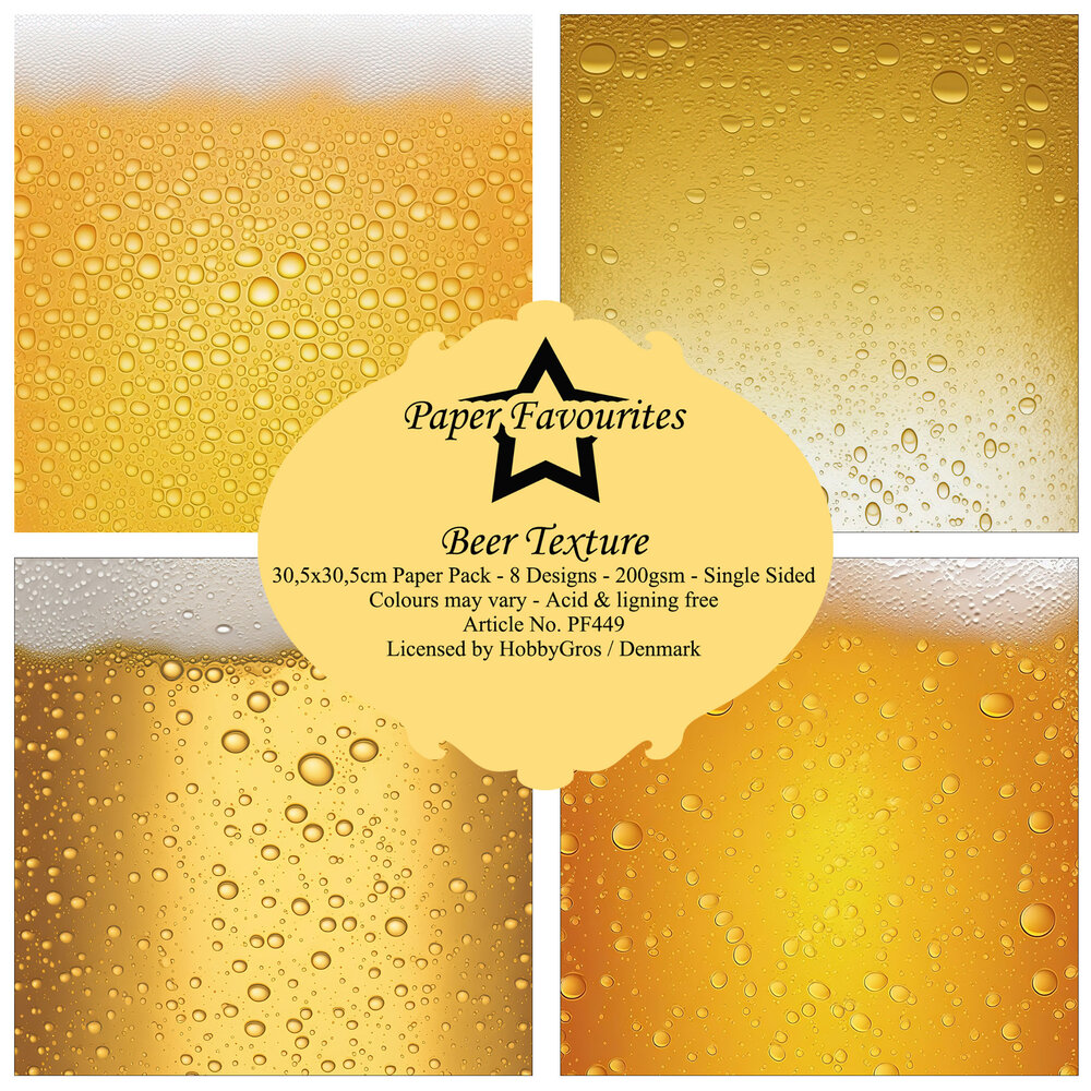 Paper Favourites Beer Texture 12x12 Inch Paper Pack (PF449) (DISCONTINUED)