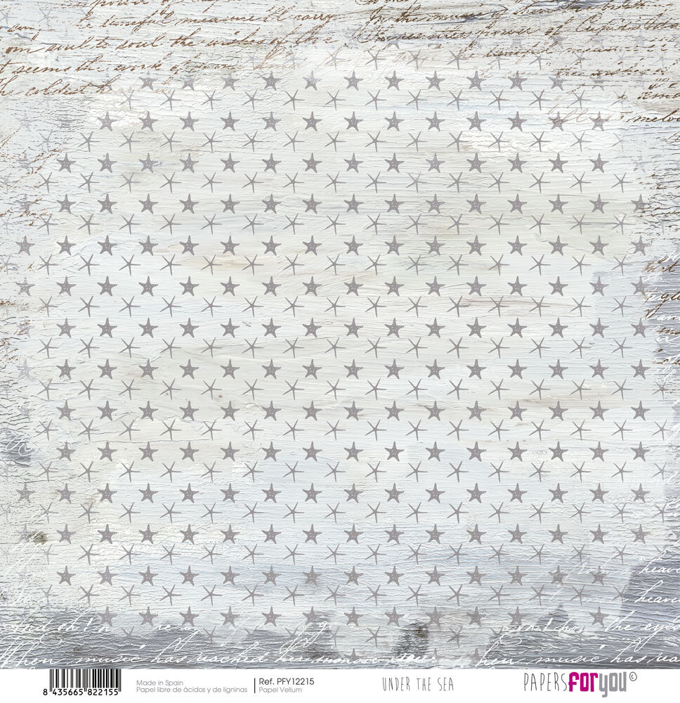 Papers For You Under The Sea Vellum Paper Pack (6pcs) (PFY-12212) (DISCONTINUED) Papers For You Under The Sea Vellum Paper Pack (6pcs) (PFY-12212) (DISCONTINUED)