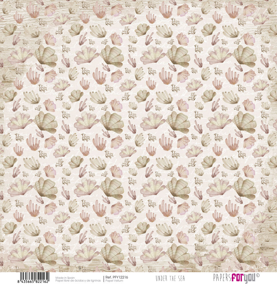 Papers For You Under The Sea Vellum Paper Pack (6pcs) (PFY-12212) (DISCONTINUED) Papers For You Under The Sea Vellum Paper Pack (6pcs) (PFY-12212) (DISCONTINUED)