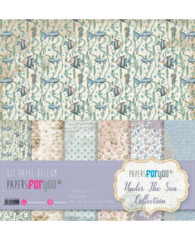 Papers For You Under The Sea Vellum Paper Pack (6pcs) (PFY-12212) (DISCONTINUED)