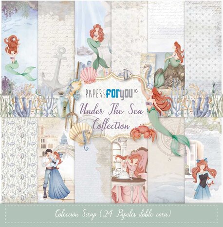 Papers For You Under The Sea Midi Scrap Paper Pack (24pcs) (PFY-12098) (DISCONTINUED) Papers For You Under The Sea Midi Scrap Paper Pack (24pcs) (PFY-12098) (DISCONTINUED)
