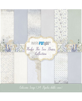 Papers For You Under The Sea Basics Midi Scrap Paper Pack (24pcs) (PFY-12229) (DISCONTINUED)