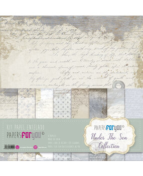 Papers For You Under The Sea Canvas Scrap Pack (8pcs) (PFY-12202) (DISCONTINUED)