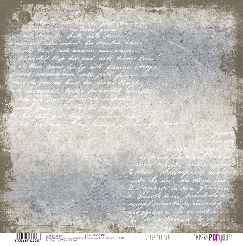 Papers For You Under The Sea Canvas Scrap Pack (8pcs) (PFY-12202) (DISCONTINUED) Papers For You Under The Sea Canvas Scrap Pack (8pcs) (PFY-12202) (DISCONTINUED)