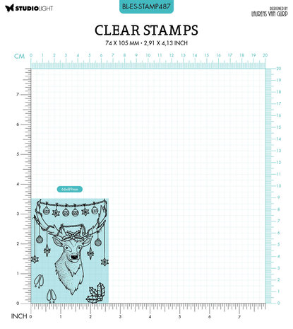 Studio Light Christmas Deer Clear Stamps (BL-ES-STAMP487) (OUTLET) Studio Light Christmas Deer Clear Stamps (BL-ES-STAMP487) (OUTLET)