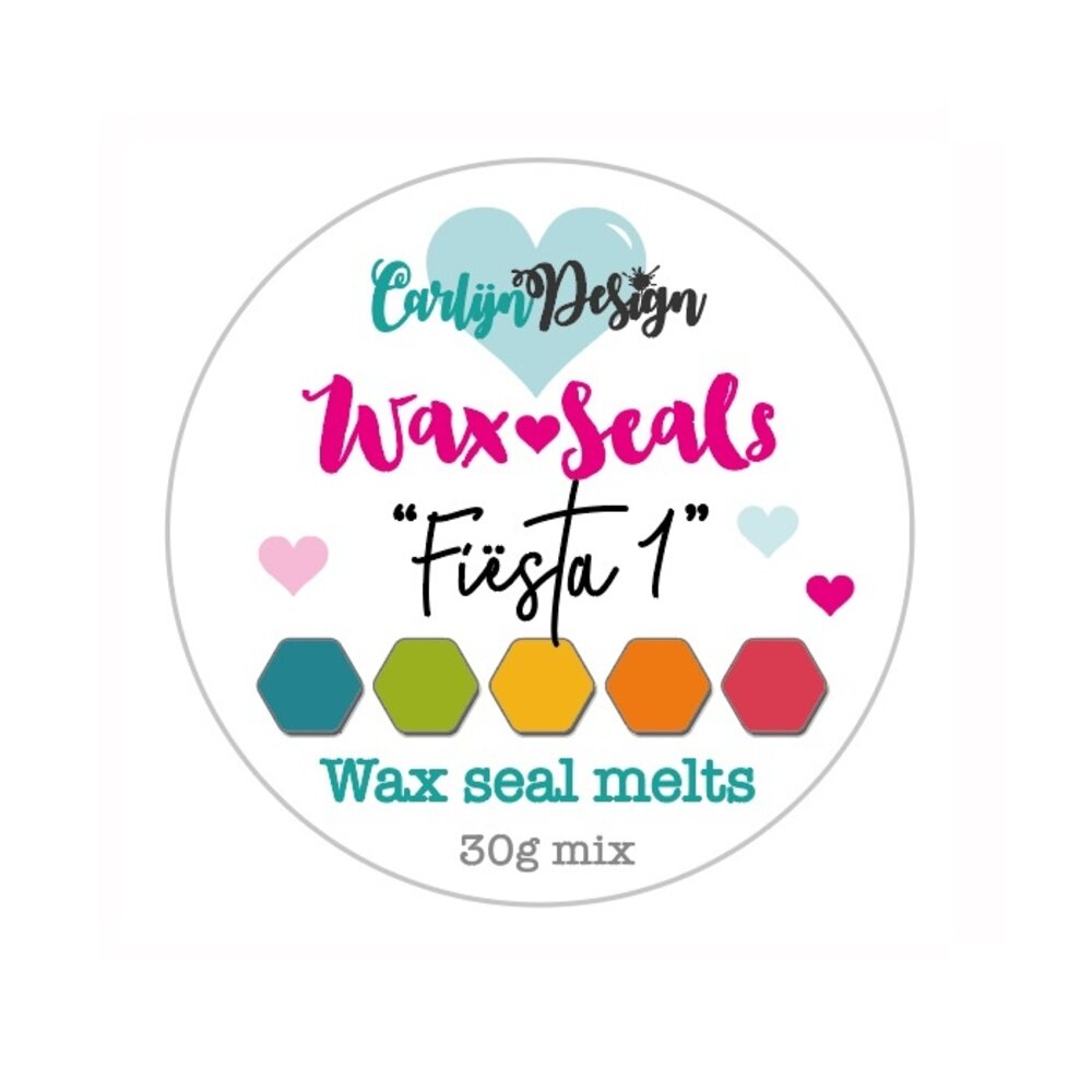 CarlijnDesign Wax Seal Melts "Fiësta 1" 30g (CDWX-0011) (DISCONTINUED) CarlijnDesign Wax Seal Melts "Fiësta 1" 30g (CDWX-0011) (DISCONTINUED)
