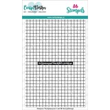 CarlijnDesign Stempels Ruitjespapier (CDST-0103) (DISCONTINUED)