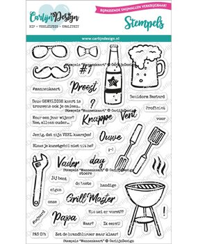 CarlijnDesign Clear Stamps Men's Card (CDST-0101)