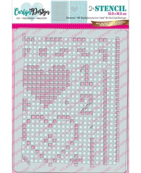 CarlijnDesign Stencil A6 Graph Paper 5mm (CDSC-0026)