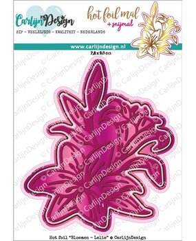 CarlijnDesign Hot Foil Lelie (CDHF-0031) (OUTLET)
