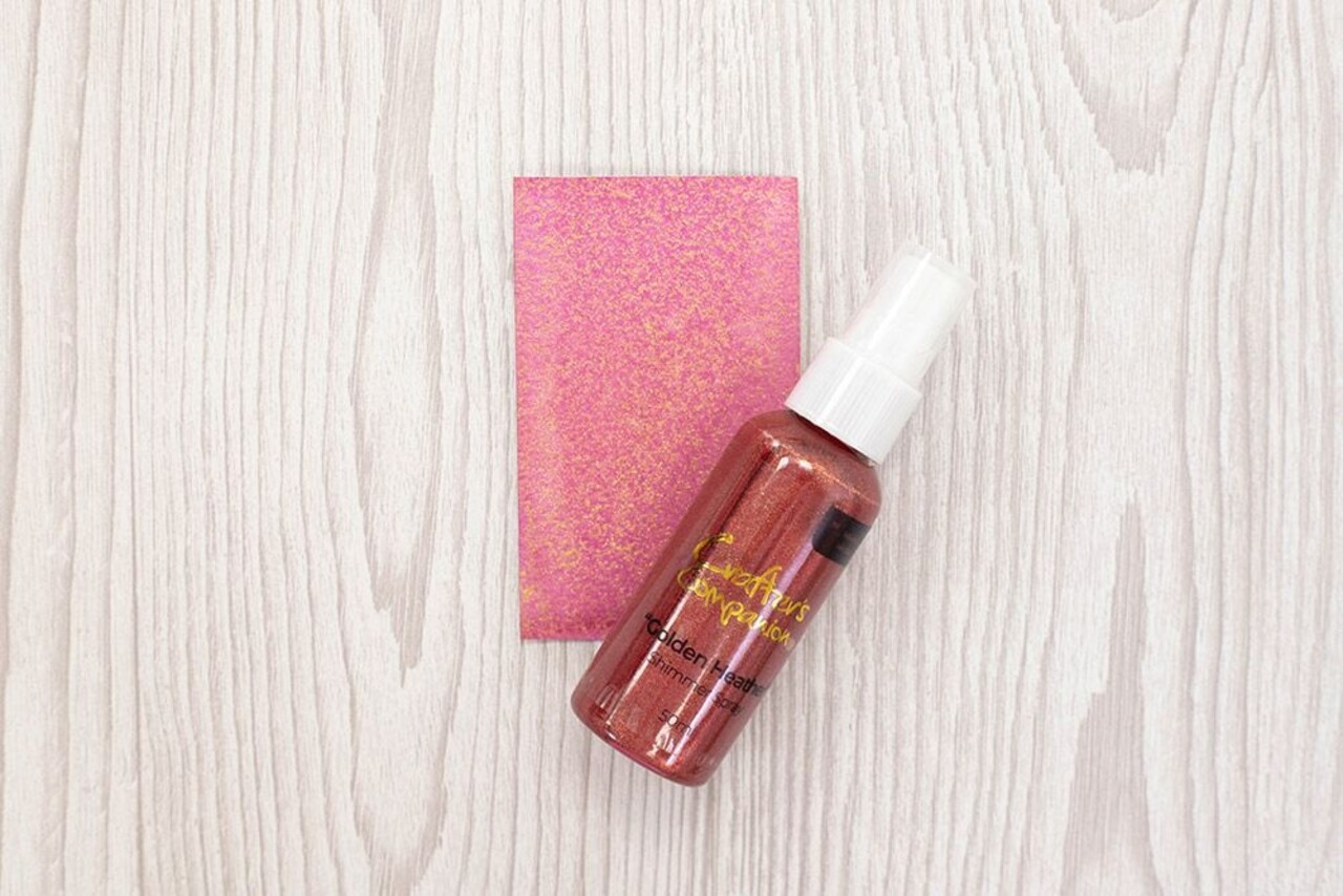 Crafter's Companion Shimmer Spray Golden Heather 50ml (CC-MME-SHISP-GOHE) (OUTLET)