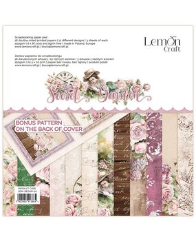 LemonCraft Secret Garden 8x8 Inch Paper Pad (LEM-SEGAR-02) (OUTLET)