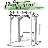 Picket Fence Studios Scene Building: Arbor 4x4 Inch Clear Stamps (BB-212) (OUTLET)