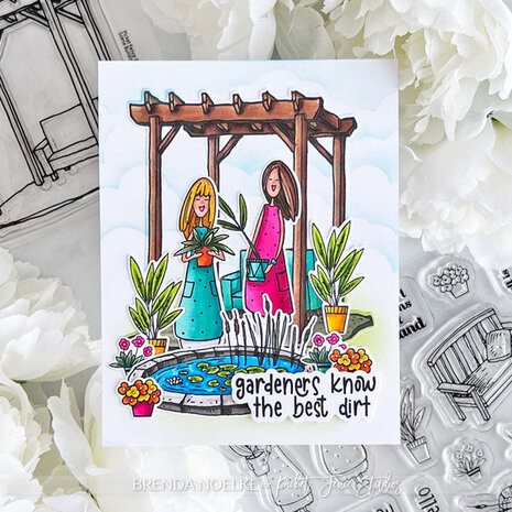 Picket Fence Studios Scene Building: Arbor 4x4 Inch Clear Stamps (BB-212) (OUTLET) Picket Fence Studios Scene Building: Arbor 4x4 Inch Clear Stamps (BB-212) (OUTLET)