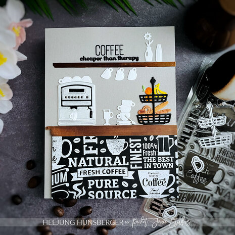Picket Fence Studios Espresso Yourself 4x6 Inch Clear Stamps (S-207) (OUTLET)