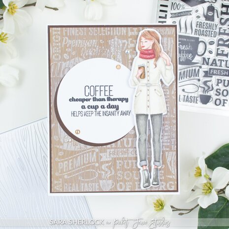 Picket Fence Studios Espresso Yourself 4x6 Inch Clear Stamps (S-207) (OUTLET)