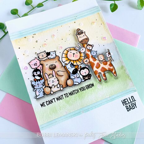 Picket Fence Studios Animal Crackers: Kind Messages 4x6 Inch Clear Stamps (AC-105) (OUTLET) Picket Fence Studios Animal Crackers: Kind Messages 4x6 Inch Clear Stamps (AC-105) (OUTLET)