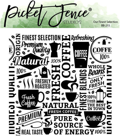 Picket Fence Studios Our Finest Selection 6x6 Inch Clear Stamps (BB-215) (OUTLET) Picket Fence Studios Our Finest Selection 6x6 Inch Clear Stamps (BB-215) (OUTLET)