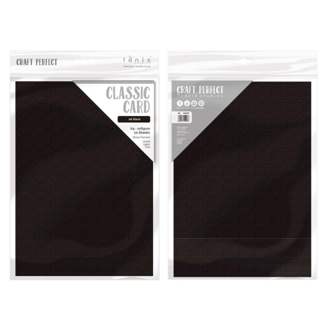 Tonic Craft Perfect Classic Card A4 Jet Black (9011e) (DISCONTINUED) Tonic Craft Perfect Classic Card A4 Jet Black (9011e) (DISCONTINUED)
