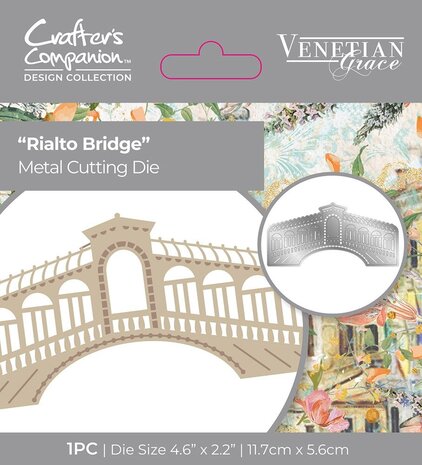 Venetian Grace Metal Die Rialto Bridge (VEG-MD-RIBR) - Craftlines B.V.