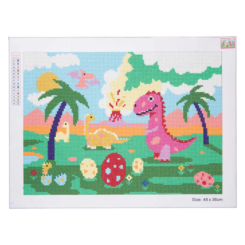 Simply Make Diamond Art Kit Dinosaurs (DSM 105126) (OUTLET) Simply Make Diamond Art Kit Dinosaurs (DSM 105126) (OUTLET)